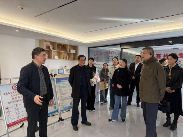 龙子湖区政协文史委组织委员 视察公共文化体育空间